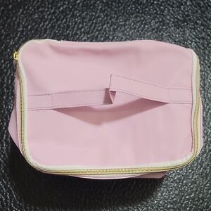 Sassy + Chic Large Zip Purple Makeup Bag